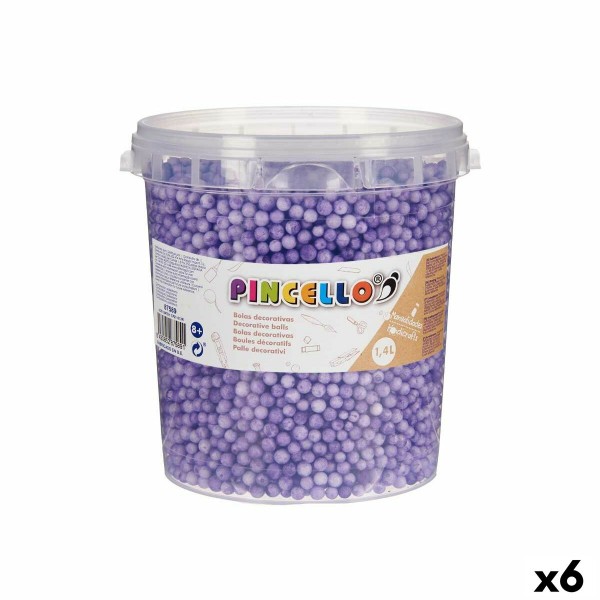 Materials for Handicrafts Pincello POLIESPAN-LI 13,5 x 14 x 14,5 cm Balls 6 Units