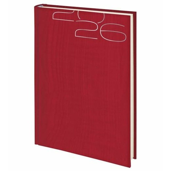 Päiväkirja Deusto Cervino Burgundi A5 14,5 x 20,5 cm 2026