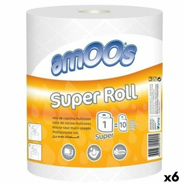 Virtuves papīrs Amoos SUper Roll (6 gb.)