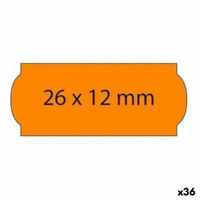 Roll of Labels Orange 26 x...