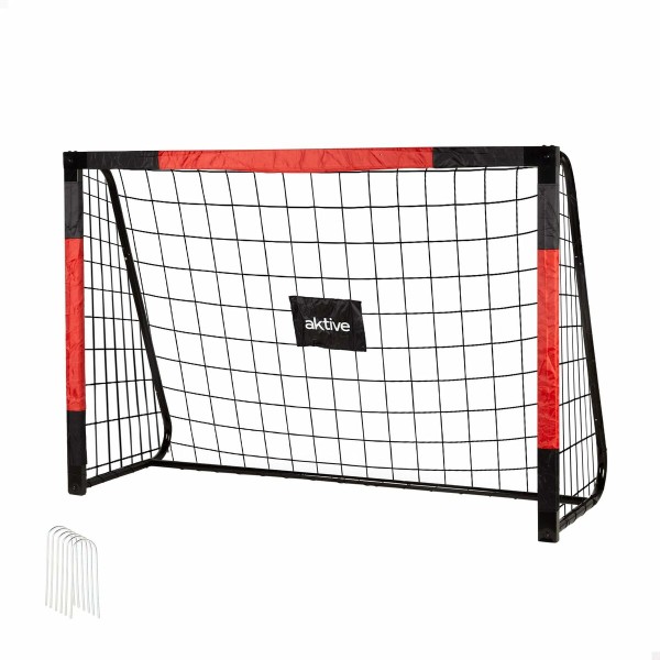 Football Goal Aktive 180 X 12 X 60 CM Black Red
