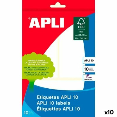 Adhesive labels Apli White...