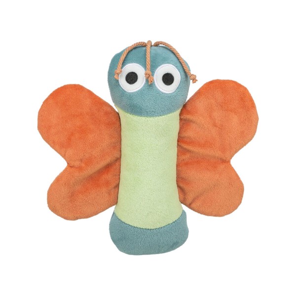 Soft toy for dogs Trixie Polyester Butterfly 22 cm