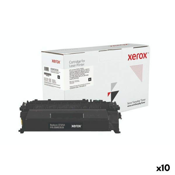 Väriaine Xerox CE505A Musta (10 osaa)