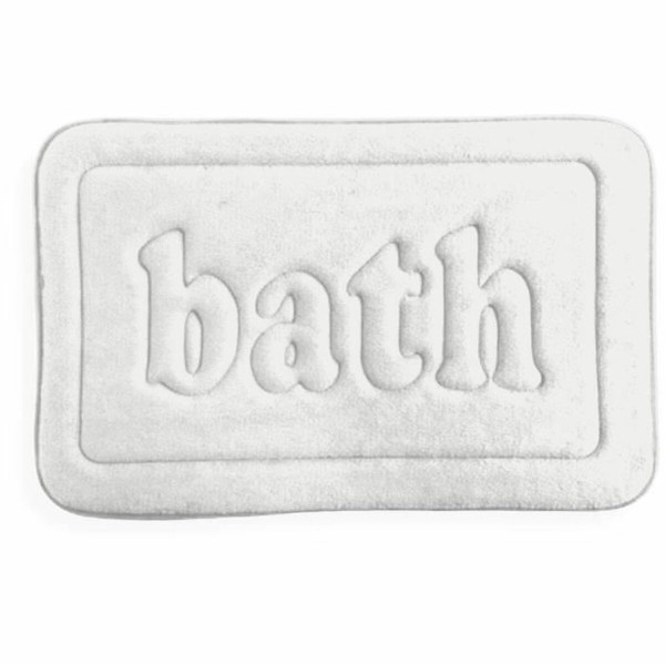 Нескользящий коврик для ванны TODAY Bath PVC 40 x 60 cm Белый