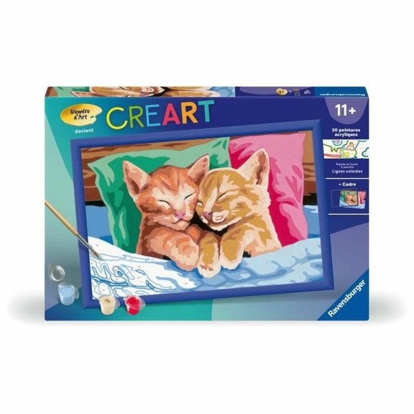 Skaičių spalvinimo rinkinys Ravensburger CReart Cats