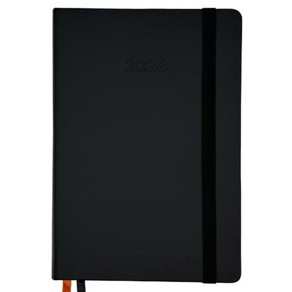 Diary Didex LINE Black 14,5 x 21 cm 2026