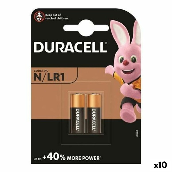Alkaliparistot DURACELL LR1 2 Kappaletta (10 osaa)
