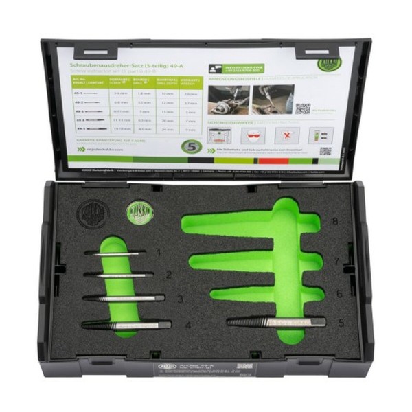 Набор экстракторов KUKKO 3-18 mm