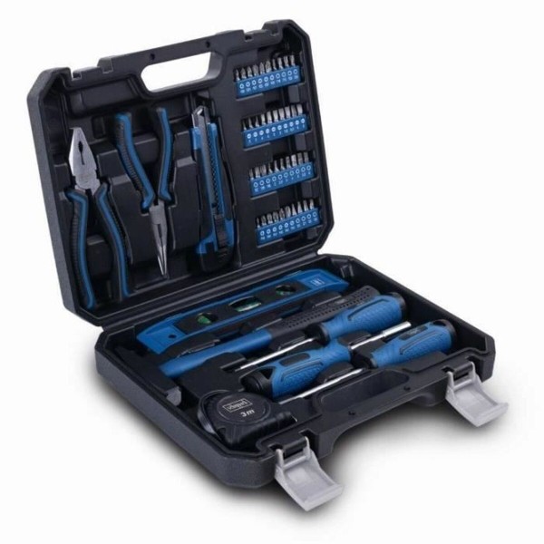 Tool Case Scheppach WZK49 Blue Black 50 Pieces