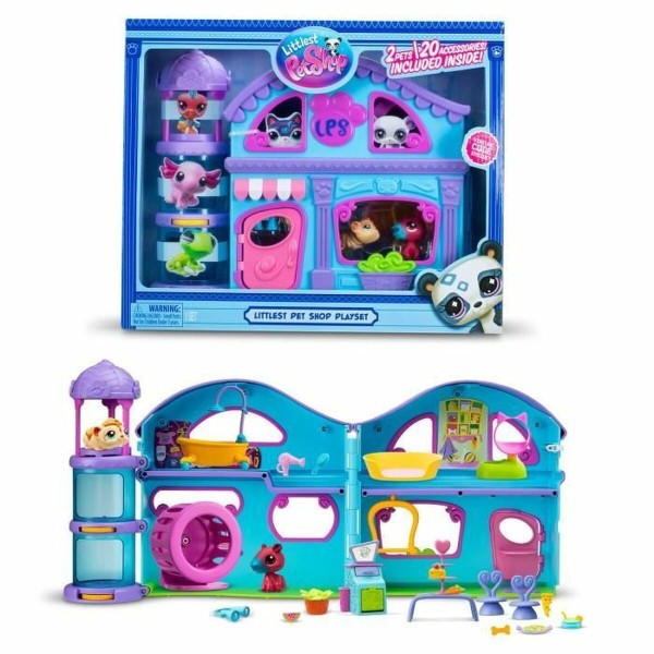 Playset Bandai The Big House Littlest Pet Shop 22 Предметы