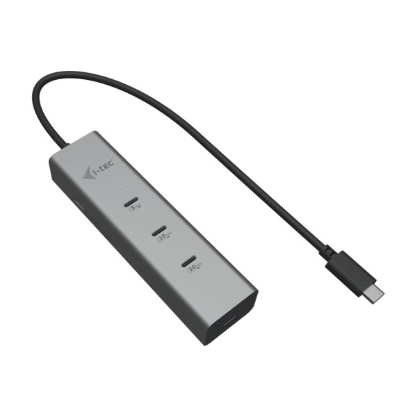 USB Hub i-Tec C31HUBMETAL8KPDPRO Silver