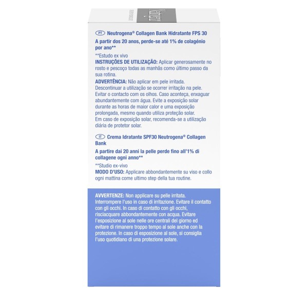 Veido kremas Neutrogena COLLAGEN BANK Spf 30 50 ml