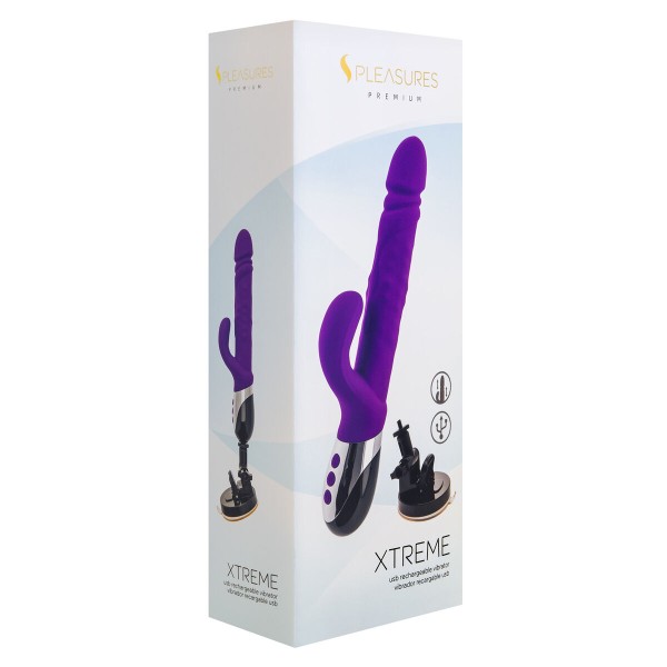 Dual Stimulation Vibe S Pleasures Black Lilac