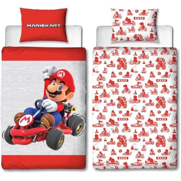 Tekikoti komplekt Mario Bros Mitmevärviline Voodi 140 cm 2 Tükid, osad