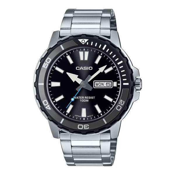Meeste Kell Casio DIVER 100M - BLACK (Ø 44,5 mm)