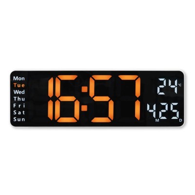 Wall Clock with Thermometer...