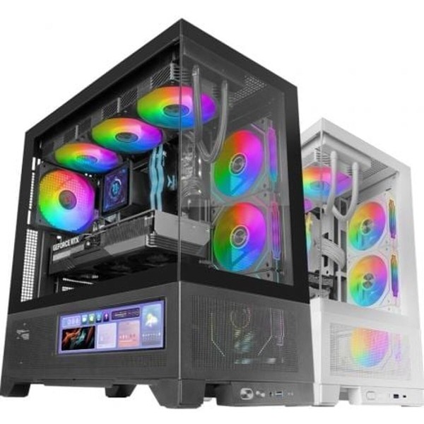 ATX Semi-tower Korpus Mars Gaming MCLCDX Must