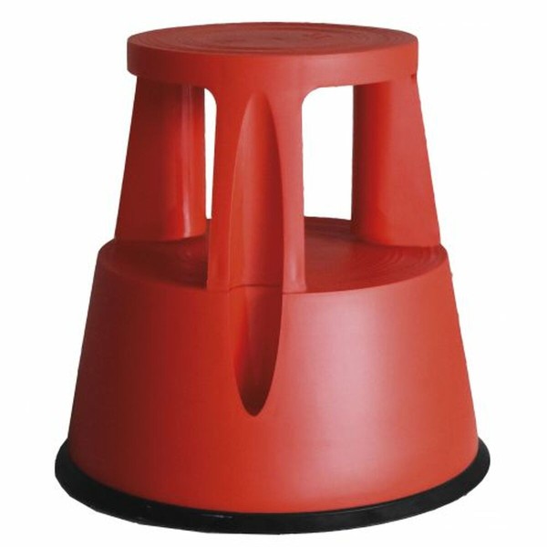 Stool GIERRE Red Plastic