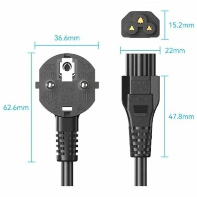 Power Cord Vention ZCKBAC...