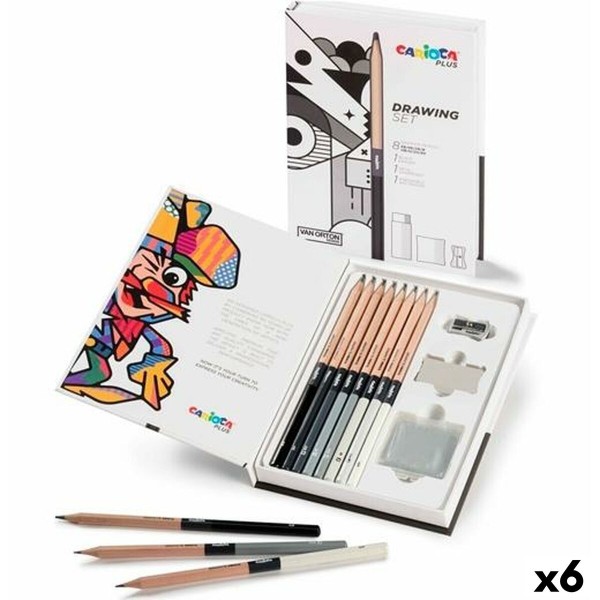 Drawing Set Carioca PLUS DRAWING (6 Units)
