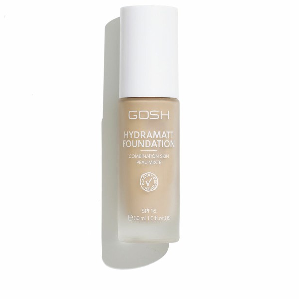 Kremas-makiažo pagrindas Gosh Copenhagen HYDRAMATT Nº 006-Medium Light- Neutral Spf 15 30 ml
