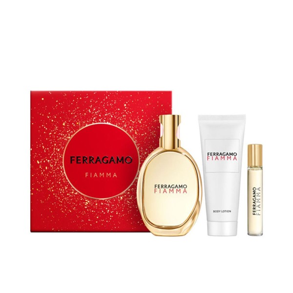 Женский парфюмерный набор Salvatore Ferragamo FIAMMA EDP 3 Предметы