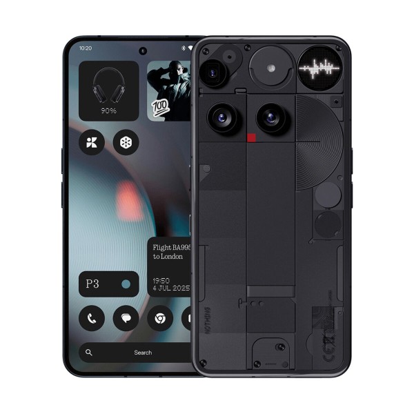Viedtālruņi Nothing PHONE 3 FLAGSHIP 6,67" 12 GB RAM 256 GB Melns