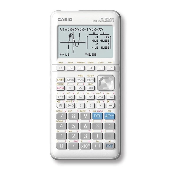 Graafiline kalkulaator Casio FX-9860GIII Valge