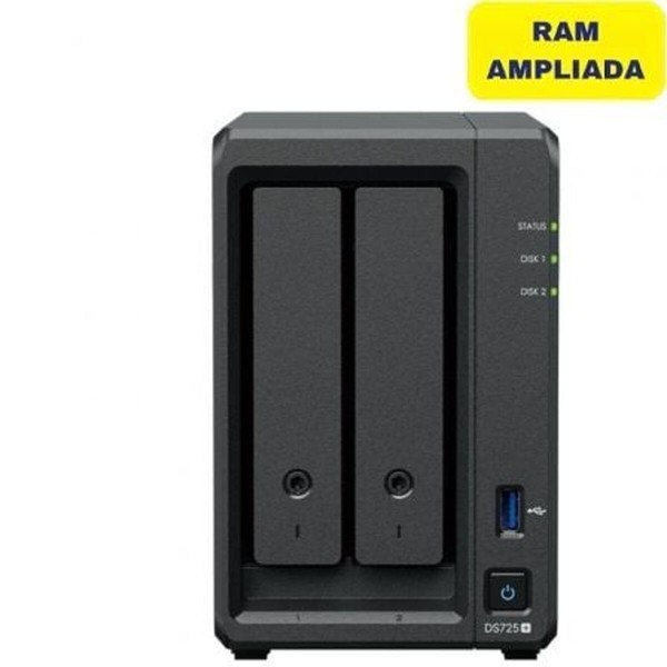 NAS Tīkla Suzrage Synology DS725+/32G Melns AMD Ryzen R1600