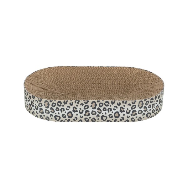 Scratching Post for Cats Trixie Leo Cream Cardboard 63 x 10 x 35 cm