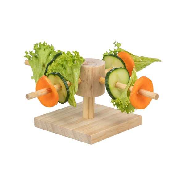 Mājdzīvnieku barības trauciņš Trixie Brūns Koks 22 x 8 x 22 cm