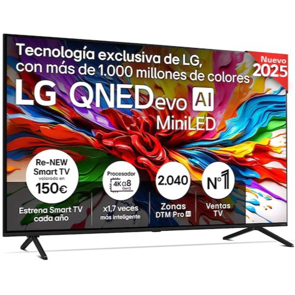 Viedais TV LG 75QNED92A6A 4K Ultra HD 75" HDR WiFi DVB-S2 QNED