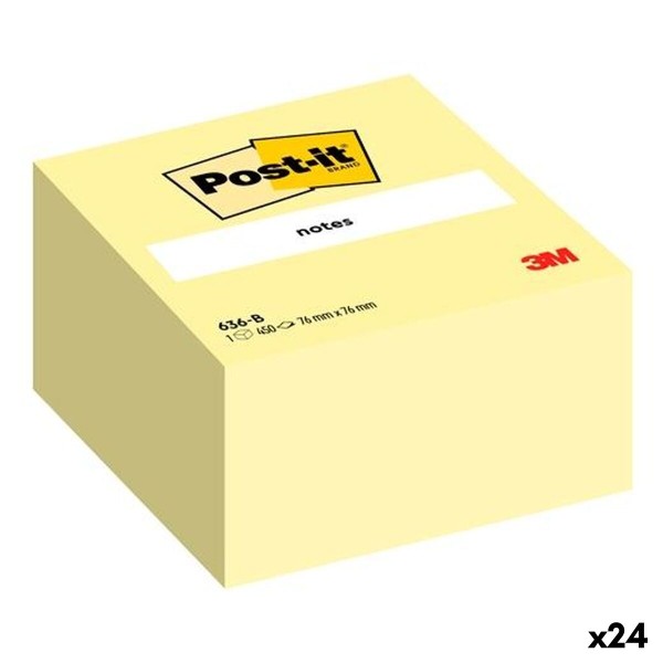 Tarralaput Post-it Keltainen 76 x 76 mm (24 osaa)