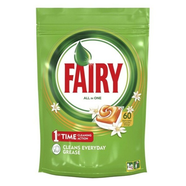 Indaplovės tabletės All in One Fairy (60 uds)