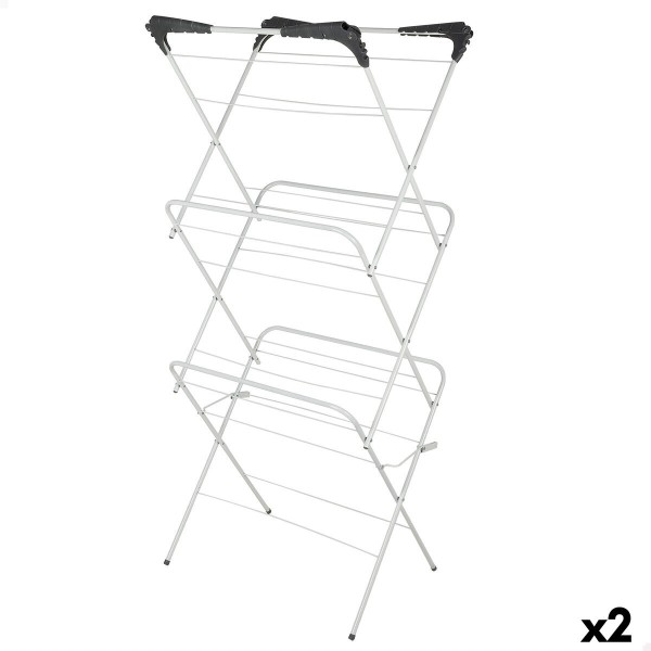 Apģērbu Žāvēšanas Aukla Max Home Metāls 62 X 140 X 45 CM (2 gb.)