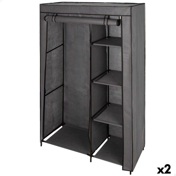 Apģērbu un Apavu Organizators Max Home Tumši pelēks 105 X 160 X 44 CM 2 gb.