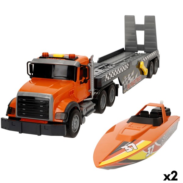 Vehicle Carrier Truck Speed & Go 53 X 15 X 10 CM (2 Units)