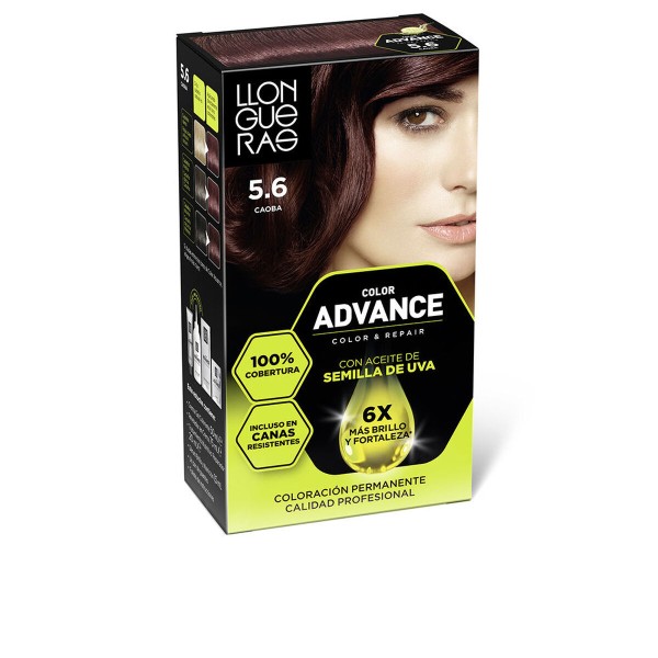 Перманентный краска Llongueras COLOR ADVANCE Nº 5,6-Caoba