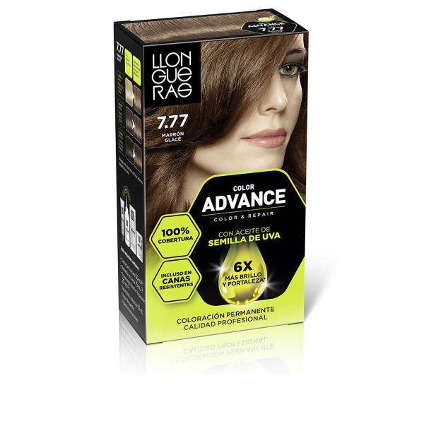Permanent Colour Llongueras COLOR ADVANCE Nº 7,77-Marron Glace