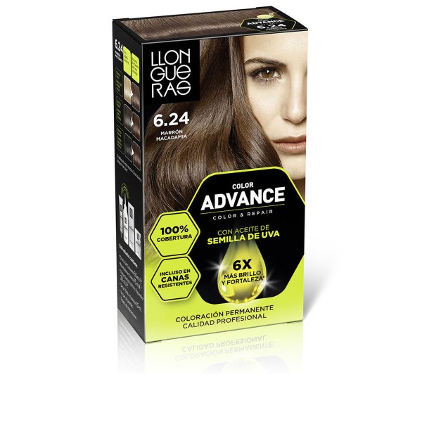 Permanent Colour Llongueras COLOR ADVANCE Nº 6,24-Marron Macadamia