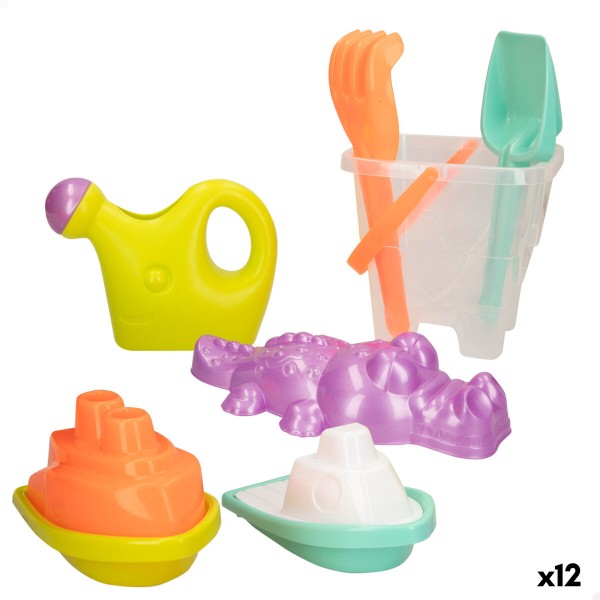 Beach toys set Colorbaby 18 x 17 x 18 cm (12 Units)