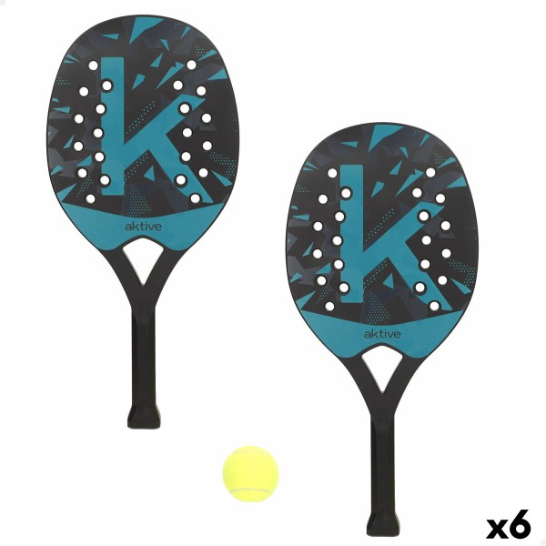 Beach Spades with Ball Aktive 22 X 47 X 3 CM (6 Units)