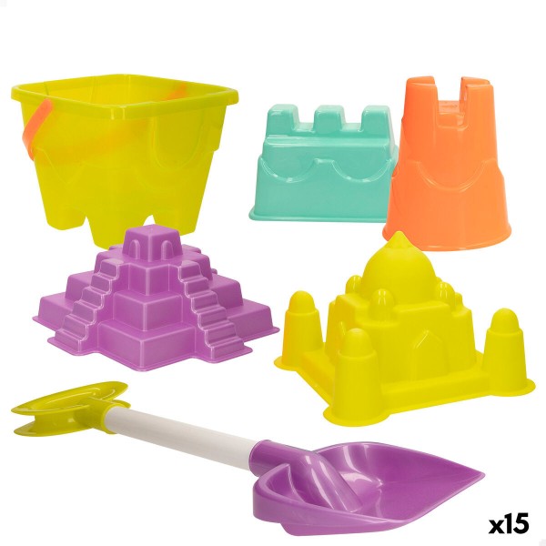 Paplūdimio žaislai Colorbaby 15 x 12 x 15 cm (15 vnt.)