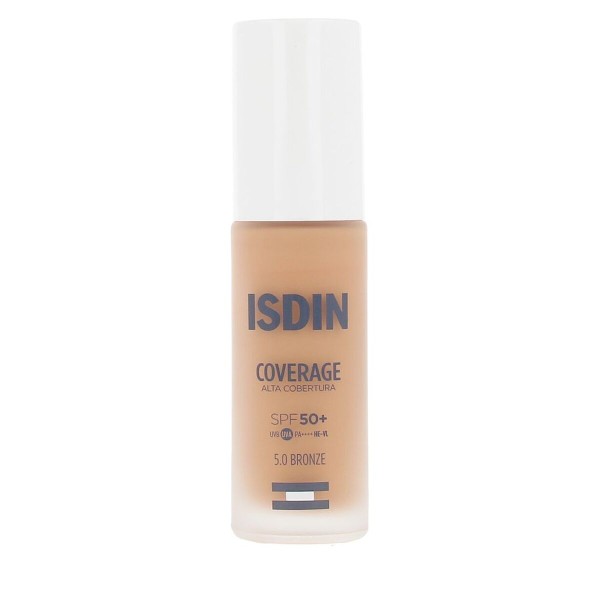 Vedel meigipõhi Isdin COVERAGE Nº 5.0 Bronze Spf 50 30 g