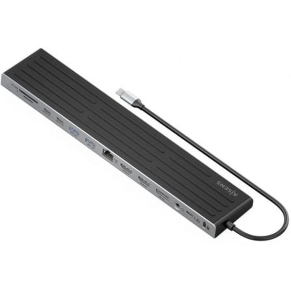 USB šakotuvas Aisens ASUC-13P042-GR Pilka 100 W