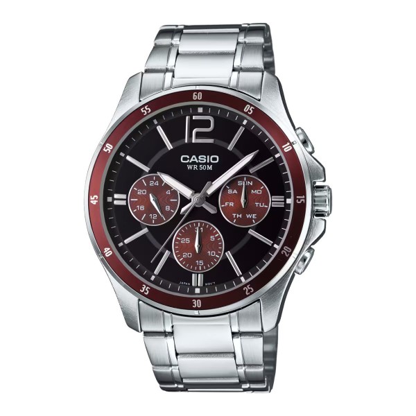 Vīriešu Pulkstenis Casio MTP1374D5AVDF Sudrabains (Ø 47 mm)