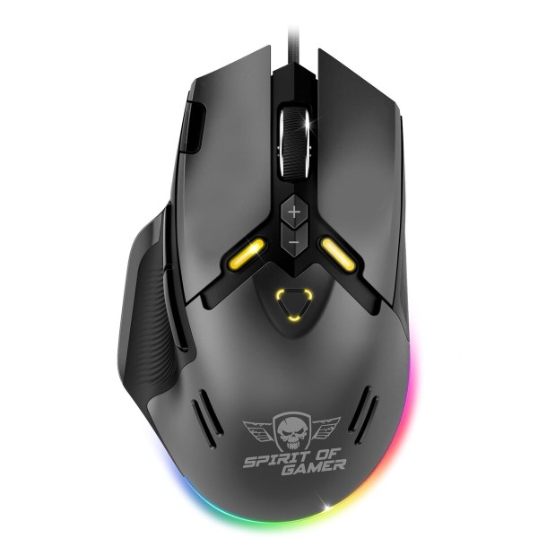 Hiiri Spirit of Gamer Elite M60 Valkoinen RGB 8000 DPI 12000 dpi