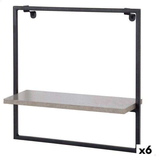 Shelve Max Home Iron MDF Wood 35 x 35 x 12 cm (6 Units)