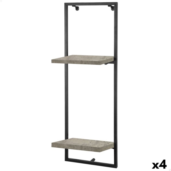 Lentyna Max Home Geležis Medžio MDF 25 X 75 X 20 CM (4 vnt.)